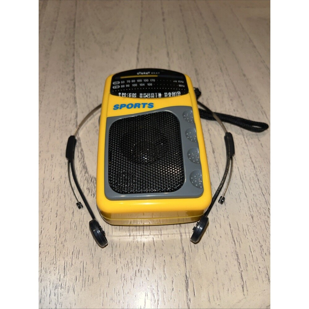 NIB Vintage Street Beat Am/fm Personal Sport Radio Tested & Works